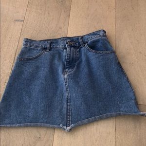 denim brandy skirt